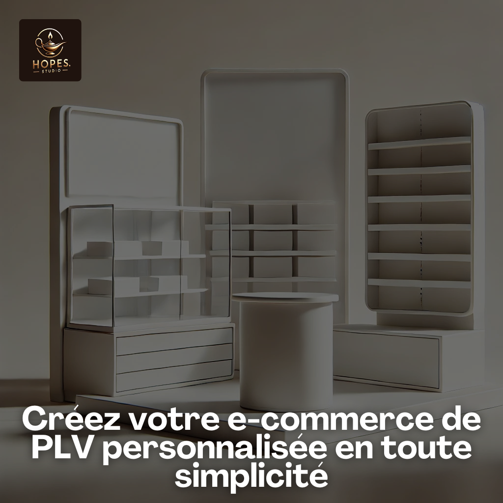 Créez votre e-commerce de PLV personnalisée en toute simplicité